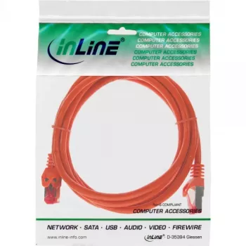 InLine patch kábel S/FTP PiMF Cat.6 250MHz PVC meď oranžový 0,3m