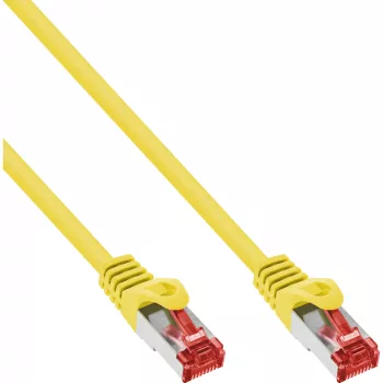 InLine patch kábel S/FTP PiMF Cat.6 250MHz PVC medený žltý 3m