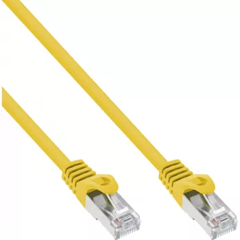 InLine Patchkabel SF/UTP Cat.5e žltá 0,3 m