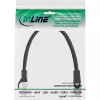InLine Patchkabel SF/UTP Cat.5e čierna 0,3m