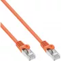 InLine Patchkabel SF/UTP Cat.5e oranžová 0,3m