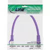 InLine Patchkabel SF/UTP Cat.5e fialová 0,3m