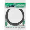 InLine PS/2 kábel, M/F, čierny/zelený, pozlátené kontakty, 3 m