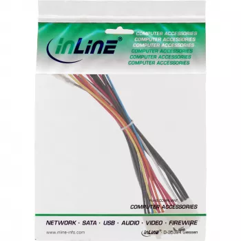 InLine interný napájací adaptér 20-pin ATX zdroj na P8/P9 AT základnú dosku + vypínač 20/0,80m