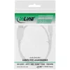 InLine USB 2.0 Mini kábel, Type-A konektor samec / Mini-B konektor samec (5-pinový), biely, 1 m