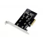 Conceptronic EMRICK 2-in-1 M.2 SSD PCIe adaptér SATA AHCI NVMe
