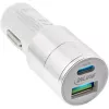 InLine USB autonabíjačka napájací adaptér Quick Charge 3.0, biely