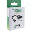 InLine USB 2.0 adaptérový kábel interný 2x USB Type-A konektor samica / hlavný konektor základnej dosky