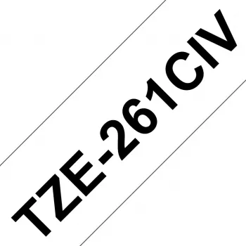 Brother TZE261CIV etiketovacia páska čierna na bielej