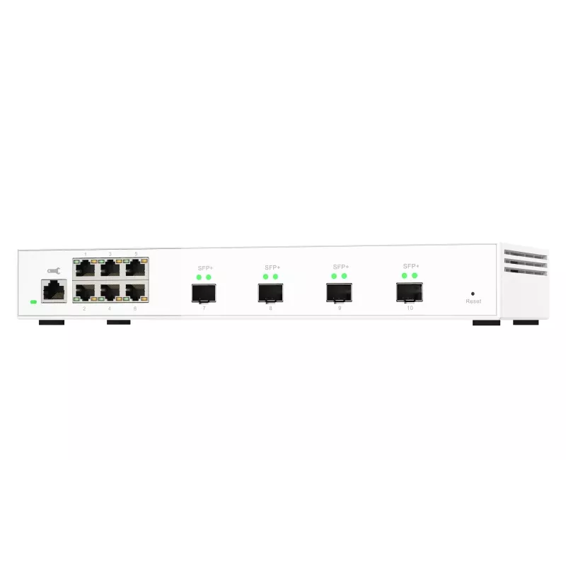QNAP QSW-M2106-4S sieťový switch Managed L2 2,5G Ethernet (100/1000/2500) biela