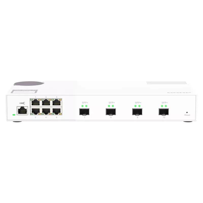 QNAP QSW-M2106-4S sieťový switch Managed L2 2,5G Ethernet (100/1000/2500) biela