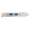 StarTech.com 2-portový USB 3.0 Type-A slotový adaptér, IDC, USB 3.2 Gen 1 (3.1 Gen 1), modrá, nehrdzavejúca oceľ, 0,5 m, CE, REACH, 500 mm