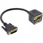 DVI-I adaptérový kábel InLine 17301 DVI-I konektor samec / DVI-I konektor samica + S-VGA konektor samica