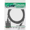 InLine Mini DisplayPort konektor samec na DVI-D 24+1 konektor samec kábel, čierny/zlatý, 0,5m