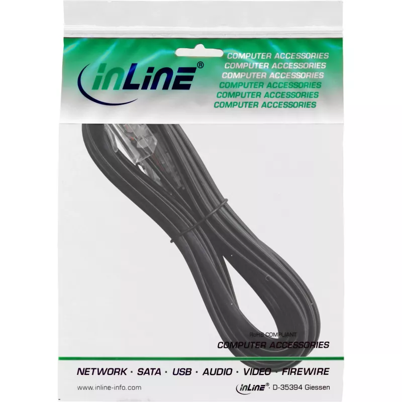 InLine ISDN kábel RJ45 konektor samec/samec 8P4C 10 m