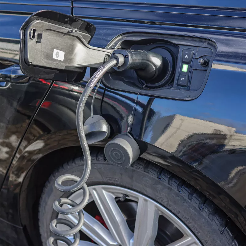 InLine EV špirálový kábel nabíjací kábel 22kW Typ2, 3-fázový, 7,5m