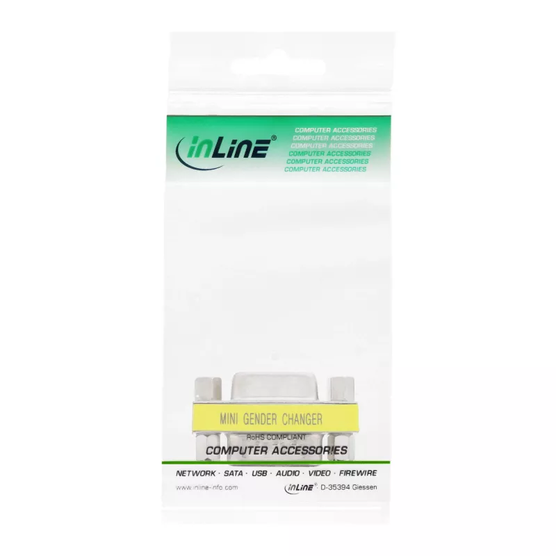 InLine mini adaptér 9 Pin sériový samec / samica