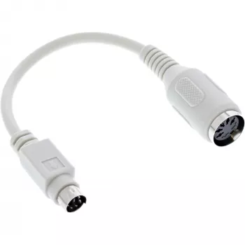 InLine adaptérový kábel ku klávesnici 5-pol DIN konektor samica / PS/2 konektor samec cca 10 cm