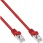 InLine patch kábel F/UTP Cat.5e červený 2m