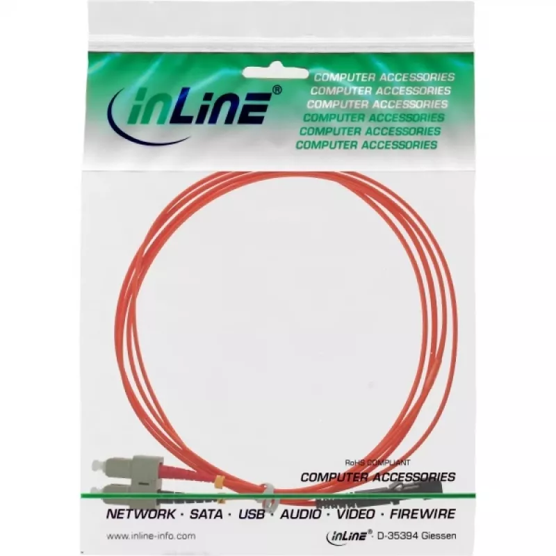 InLine optický duplexný kábel MTRJ/SC 50/125µm OM2 3 m