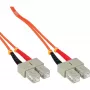 InLine optický duplexný kábel SC/SC 50/125µm OM2 15 m