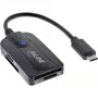 InLine čítačka kariet USB 3.1 USB-C, pre SD/SDHC/SDXC, microSD, kompatibilná s UHS-II