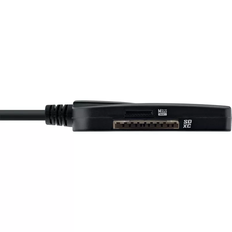InLine čítačka kariet USB 3.1 USB-C, pre SD/SDHC/SDXC, microSD, kompatibilná s UHS-II
