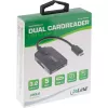 InLine čítačka kariet USB 3.1 USB-C, pre SD/SDHC/SDXC, microSD, kompatibilná s UHS-II