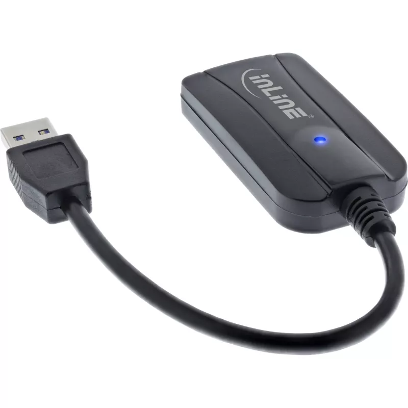 InLine čítačka kariet USB 3.1 USB-A, pre SD/SDHC/SDXC, microSD, kompatibilná s UHS-II