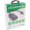 InLine čítačka kariet USB 3.1 USB-A, pre SD/SDHC/SDXC, microSD, kompatibilná s UHS-II