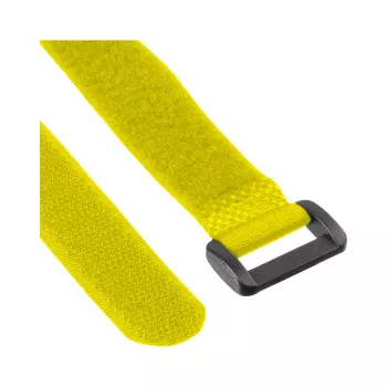 InLine Suchý zips pásky na káble, 20 x 300 mm, 10 ks, žlté