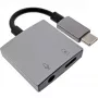 InLine USB-C audio adaptérový kábel, USB-C na 3,5 mm jack + PD 30 W