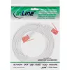 InLine plochý ultraslim patch kábel U/UTP Cat.6 gigabitový biely 3m