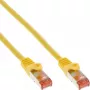 InLine patch kábel S/FTP PiMF Cat.6 250MHz PVC CCA žltý 1m