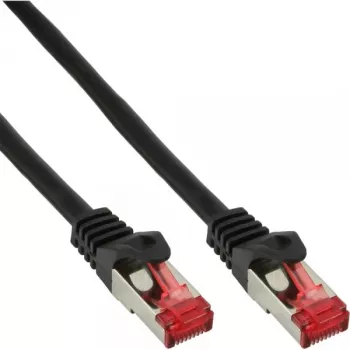InLine patch kábel S/FTP PiMF Cat.6 250MHz PVC CCA čierny 5m