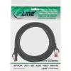 InLine patch kábel S/FTP PiMF Cat.6 250MHz PVC CCA čierny 3m