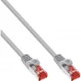InLine Patch kábel S/FTP PiMF Cat.6 250MHz PVC CCA sivý 0,25m