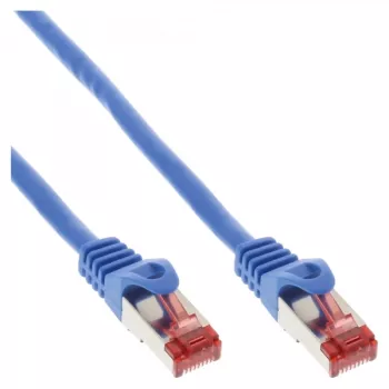 InLine Patch kábel S/FTP PiMF Cat.6 250MHz PVC CCA modrý 3m