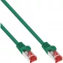InLine Patch kábel S/FTP PiMF Cat.6 250MHz PVC CCA zelený 1,5m