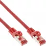 InLine Patch kábel S/FTP PiMF Cat.6 250MHz PVC CCA červený 10m