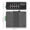 Priemyselný switch Intellinet 8-port Gigabit Ethernet PoE+