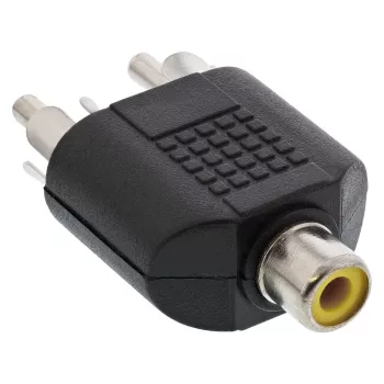 Audio adaptér Cinch konektor samica / 2x Cinch konektor samec InLine 99311