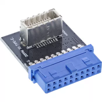 InLine USB 3.0 na USB 3.1 predný panel Key-B adaptér interný viacfarebný