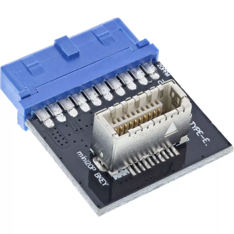 InLine USB 3.0 na USB 3.1 predný panel Key-B adaptér interný viacfarebný