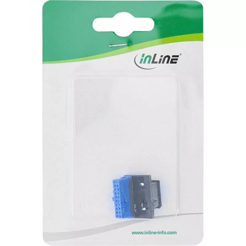 InLine USB 3.0 na USB 3.1 predný panel Key-A adaptér priamy interný