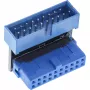 InLine USB 3.0 adaptér interný, prepojenie konektor samec/samica, uhlový nadol