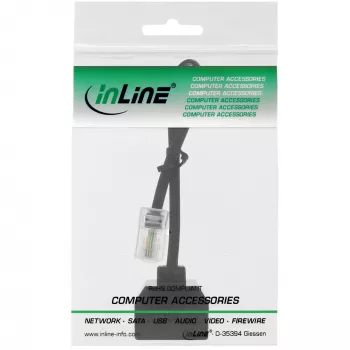 InLine ISDN splitter 1x RJ45 M / 2x RJ45 F, 8P4C bez odporov