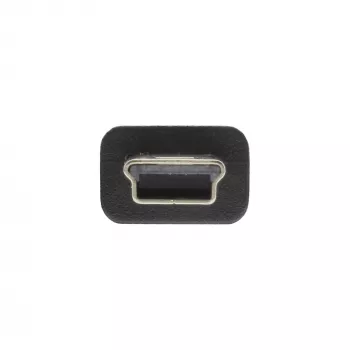 InLine USB 2.0 Mini kábel, USB Type-A konektor samec / Mini B konektor samec, 5-pinový, čierny, 2 m