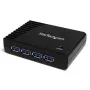StarTech.com 4-portový čierny SuperSpeed USB 3.0 hub, USB 3.2 Gen 1 (3.1 Gen 1) Type-A, 5000 Mbit/s, čierny, Power, 5 V, 2 A