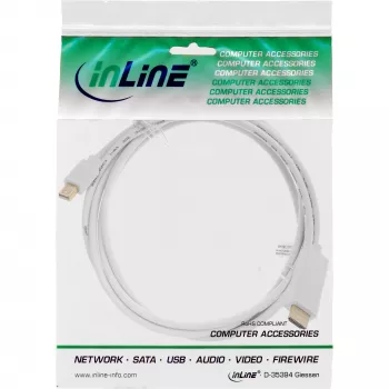 InLine Mini DisplayPort na HDMI 4K2K s audio konvertorový kábel 4K2K 1m